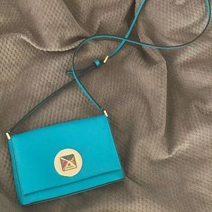 Kate Spade Newbury Lane Sally purse in Neon Turquoise